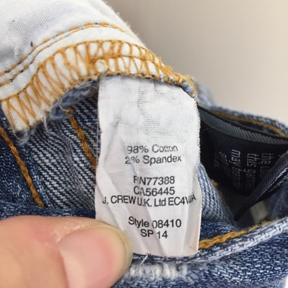 [J. Crew Factory] Distressed Stretch Skinny Jeans - Picture 7 of 8